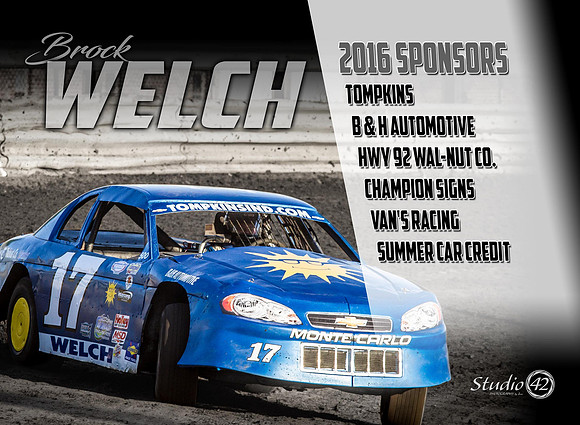Brock Welch 2016 Hero Card back 2